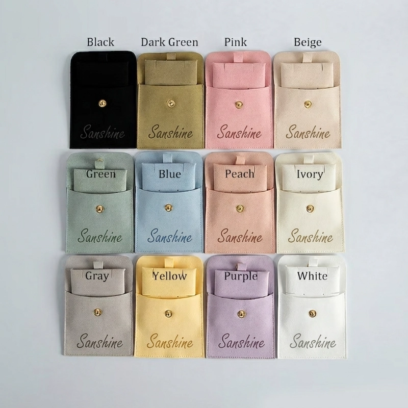 jewelry envelope pouch multiple styles and colors
