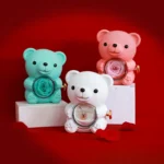 teddy bear rose box side view