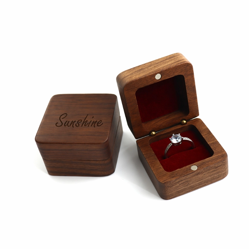 natural walnut jewelry box main image natural walnut jewelry box main image