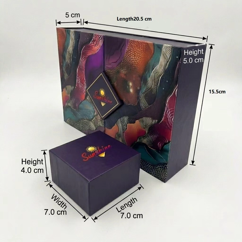 book-shaped rigid boxes size