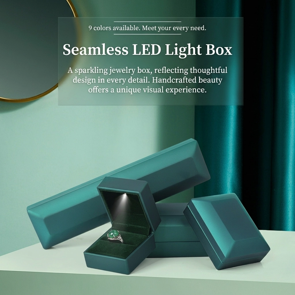 sparkling quadrangle jewelry boxes set