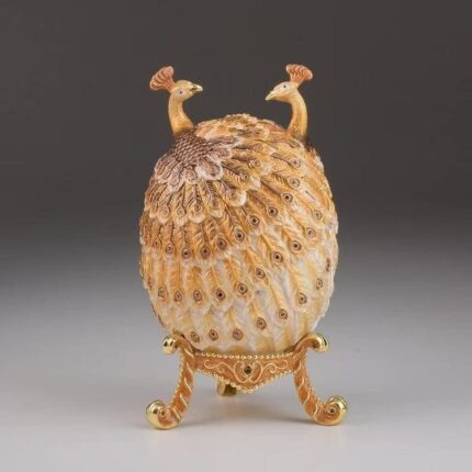 zinc alloy enamel peacock eggs main image