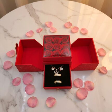 brightly colored wholesale flower gift box