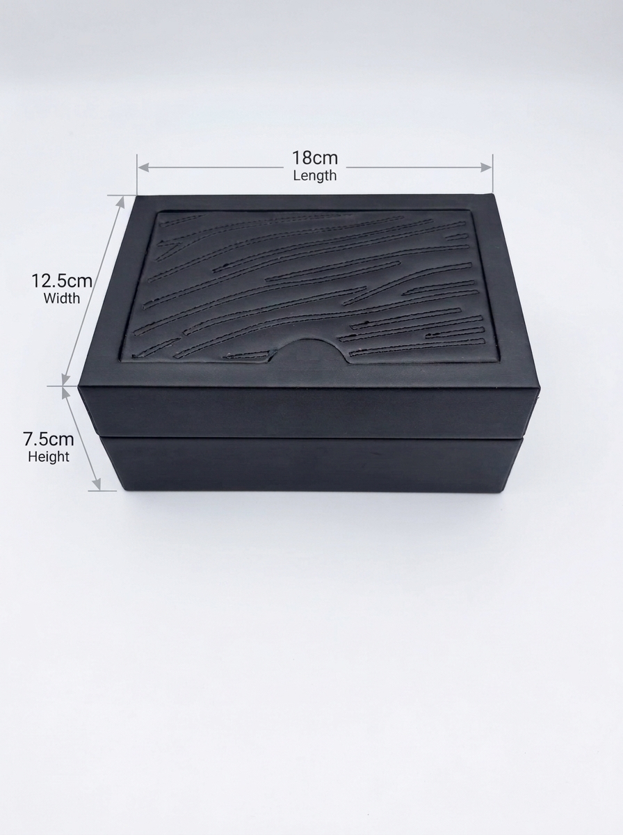 custom leather watch case size