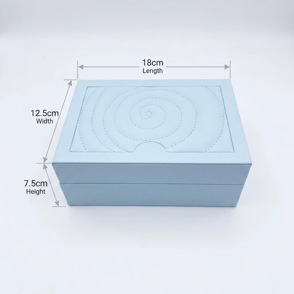 premium PU leather watch box size