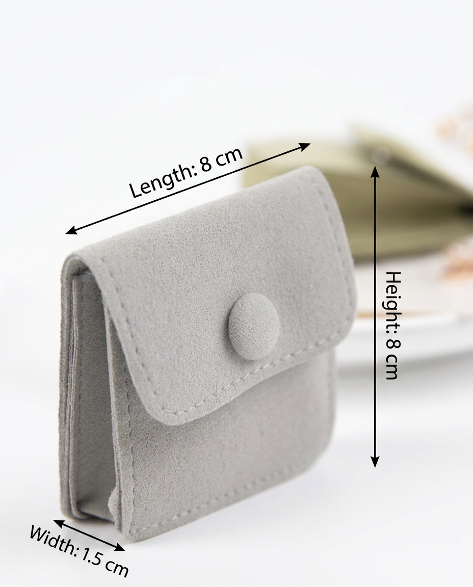envelope jewelry pouch size