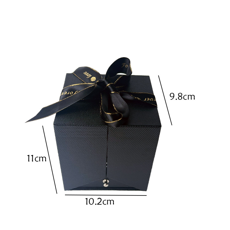 rose LED jewelry box size