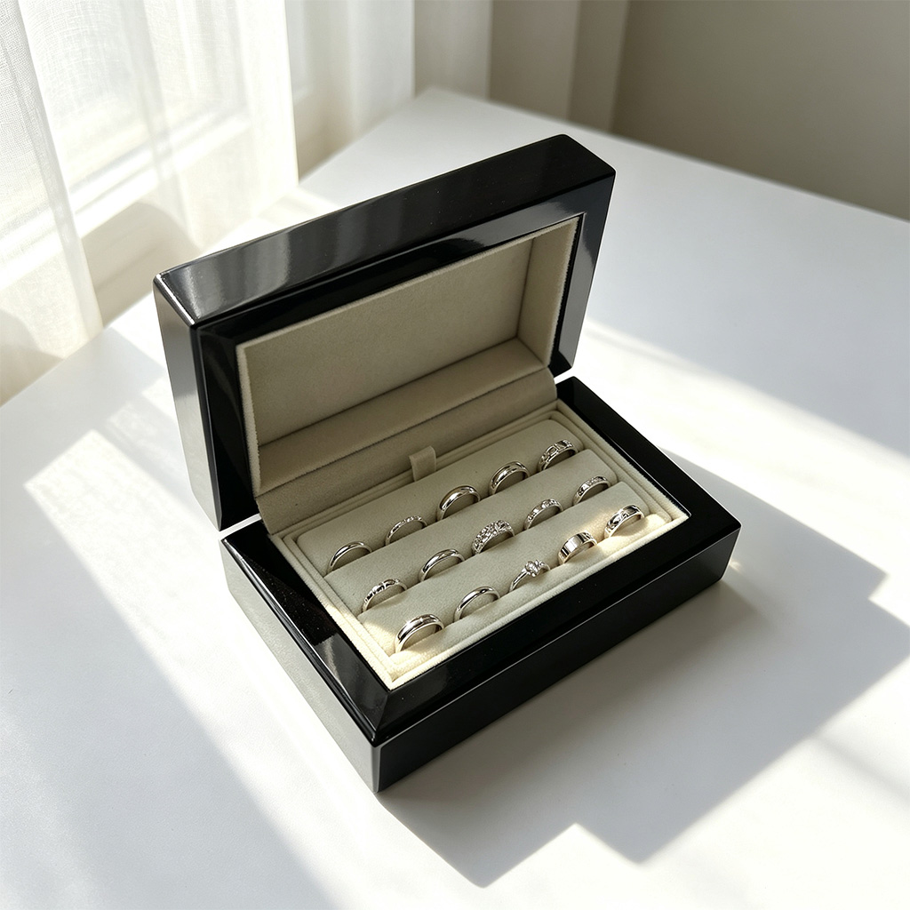 high-gloss mirror jewelry box main image high-gloss mirror jewelry box main image