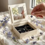 magnetic mirror jewelry box main image