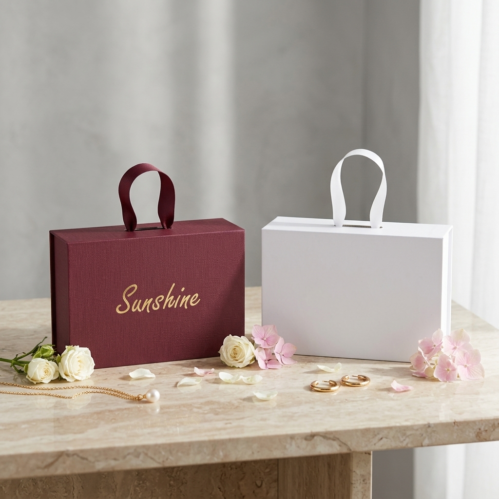 custom flapping rigid paper gift box color selection