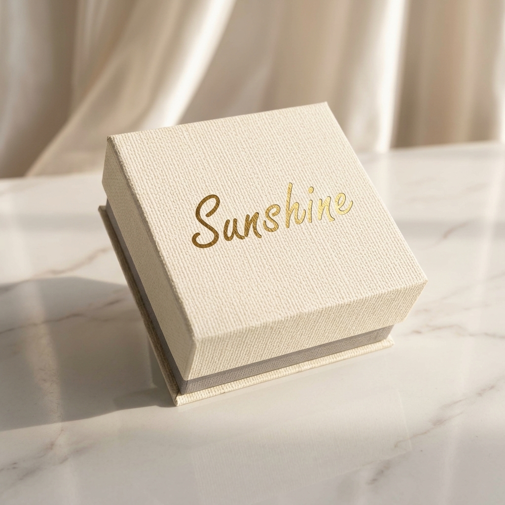 custom flapping rigid paper jewelry box side image