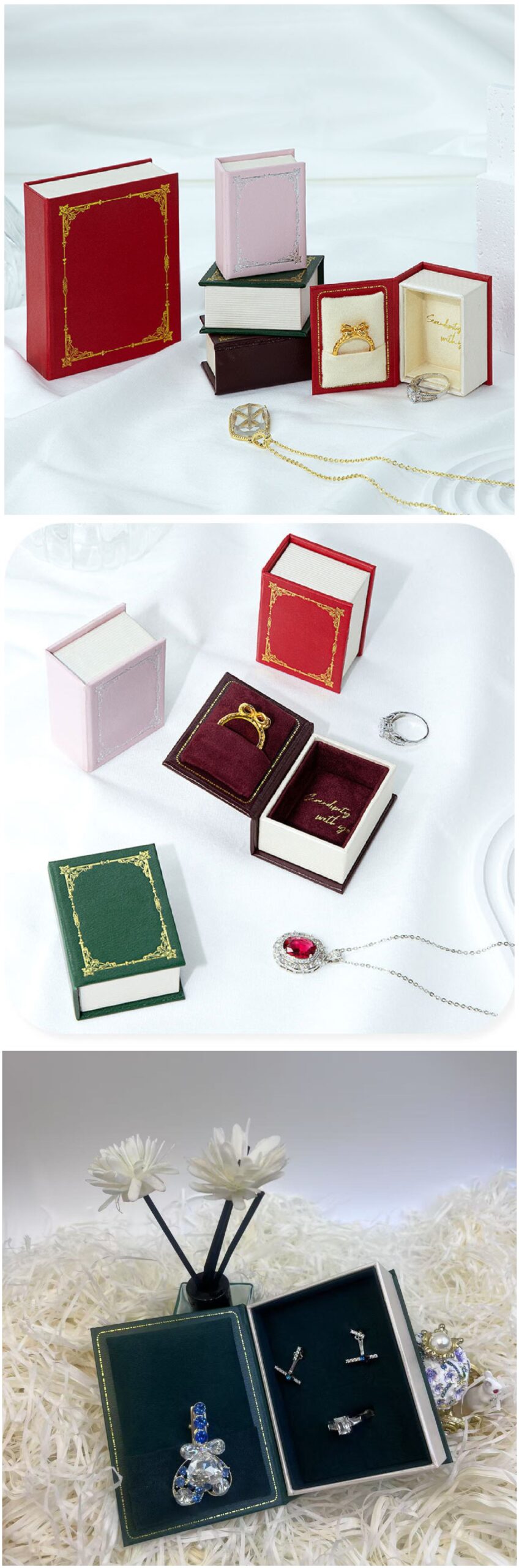 multiple colors stock jewelry box