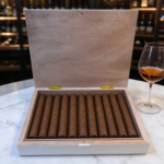 custom wooden cigar box Spanish cedar lining