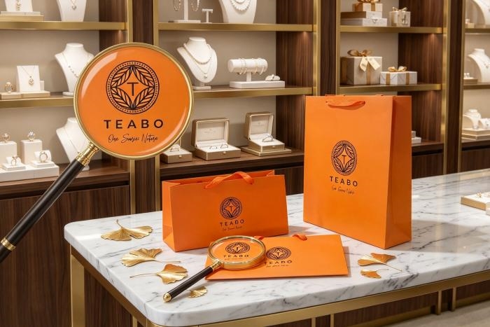 matte UV-printed paper bag cover image
